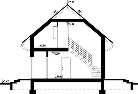 Фасад дома HAE-5559-89 Фасад дома HAE-5559-89