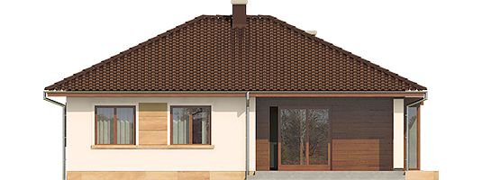 Фасад дома HAE-2594-85 Фасад дома HAE-2594-85