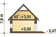 Фасад дома KHH-4385-67 Фасад дома KHH-4385-67