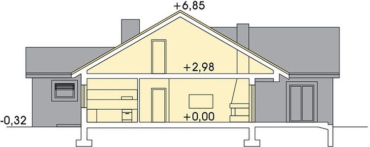 Фасад дома IKD-9459-33 Фасад дома IKD-9459-33