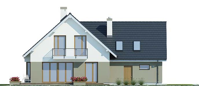 Фасад дома ADK-4877-38 Фасад дома ADK-4877-38