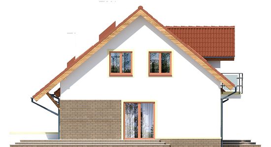 Фасад дома HEH-8813-28 Фасад дома HEH-8813-28