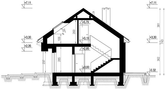 Фасад дома FIF-4541-89 Фасад дома FIF-4541-89