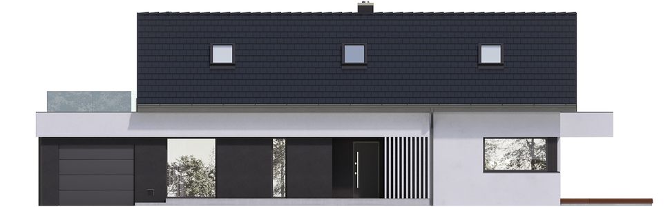 Фасад дома FIF-4541-89 Фасад дома FIF-4541-89