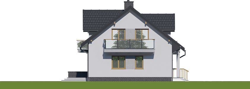 Фасад дома DEI-2558-56 Фасад дома DEI-2558-56
