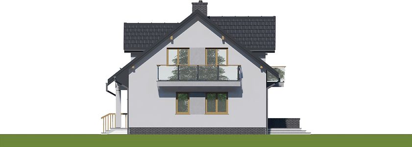 Фасад дома DEI-2558-56 Фасад дома DEI-2558-56