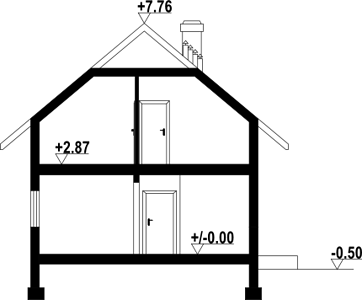 Фасад дома DED-4847-43 Фасад дома DED-4847-43