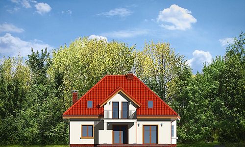 Фасад дома KEC-3614-13 Фасад дома KEC-3614-13