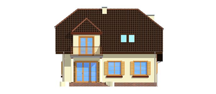 Фасад дома ACH-9426-28 Фасад дома ACH-9426-28