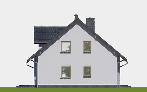 Фасад дома HEA-4283-58 Фасад дома HEA-4283-58