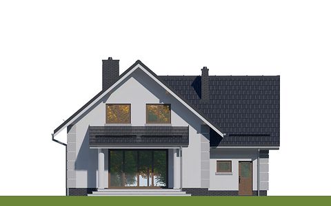 Фасад дома GCK-6586-91 Фасад дома GCK-6586-91