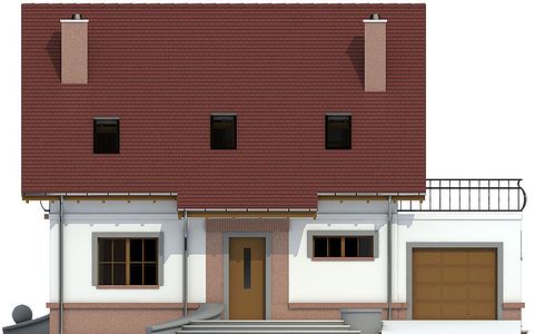 Фасад дома AFF-9571-43 Фасад дома AFF-9571-43