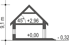 Фасад дома HGD-6956-95 Фасад дома HGD-6956-95
