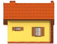 Фасад дома KHD-8469-55 Фасад дома KHD-8469-55