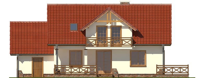 Фасад дома AKI-4568-44 Фасад дома AKI-4568-44