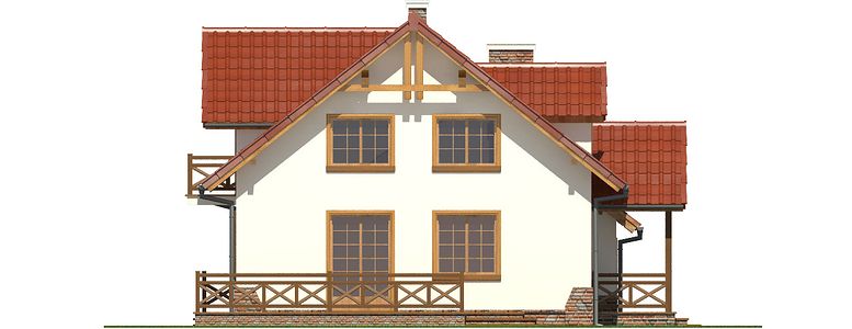 Фасад дома AKI-4568-44 Фасад дома AKI-4568-44