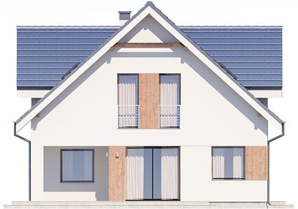 Фасад дома FDE-2716-58 Фасад дома FDE-2716-58