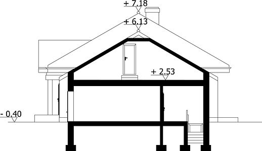 Фасад дома DGD-8935-82 Фасад дома DGD-8935-82