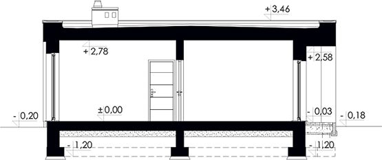 Фасад дома HCA-6692-24 Фасад дома HCA-6692-24