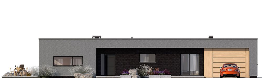 Фасад дома HCA-6692-24 Фасад дома HCA-6692-24